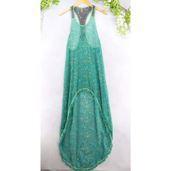 Maaji Women's Green Swimsuit Cover-Up Dress Beach Pool Sz S - Picture 2 of 11